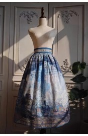 Cyans Qing Gare Saint-Lazare Skirt(2 Colours/Full Payment Without Shipping)